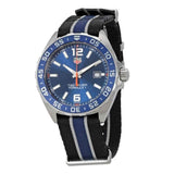 Tag Heuer Formula 1 Quartz Blue Dial Two Tone NATO Strap Watch for Men - WAZ1010.FC8197