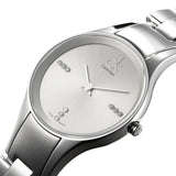 Calvin Klein Simplicity Silver Dial Silver Steel Strap Watch for Women - K4323120