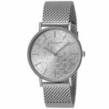 Coach Perry Quartz Silver Dial Silver Mesh Bracelet Watch for Women - 14503384