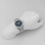 Gucci GG2570 Quartz Blue Dial Silver Steel Strap Watch For Men - YA142303