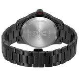 Gucci G-Timeless Chronograph Black Dial Black Steel Strap Watch For Men - YA126268