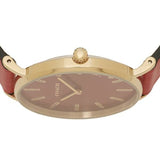 Coach Perry Red Dial Red Leather Strap Watch for Women - 14503852