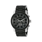 Michael Kors Runway Black Dial Black Rubber Strap Watch for Men - MK8107