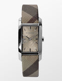 Burberry The Pioneer Grey Dial Leather Strap Watch for Women - BU9504