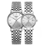 Tissot T Classic Desire Silver Dial Silver Mesh Bracelet Watch for Men - T52.1.481.31