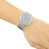 Michael Kors Darci Silver Dial Silver Steel Strap Watch for Women - MK3404