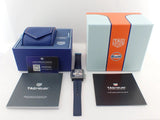 Tag Heuer Monaco Gulf Automatic Chronograph Blue Dial Blue Leather Strap Watch for Men - CBL2115.FC6494