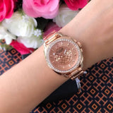 Coach Mini Boyfriend Rose Gold Dial Rose Gold Steel Strap Watch for Women - 14501701