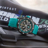 Breitling Endurance Pro Ironman 70.3 World Championship Grey Dial Turquoise Rubber Strap Watch for Men - X823105C1M1S1