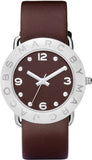 Marc Jacobs Amy Brown Dial Brown Leather Strap Watch for Women - MBM1139