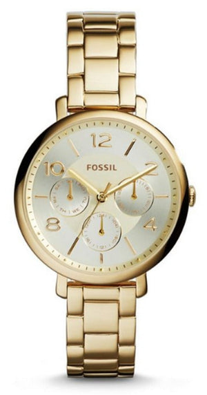 Fossil Jacqueline Rose Gold Dial Rose Gold Steel Strap Watch for Women - ES3667