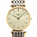 Longines La Grande Classique De Longines Gold Dial Two Tone Mesh Bracelet Watch for Women - L4.755.2.32.7