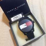 Tommy Hilfiger Denim Quartz Blue Dial Blue Rubber Strap Watch for Men - 1791322