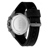 Hugo Boss Admiral Green Dial Black Silicon Rubber Strap Watch for Men - 1513967