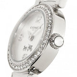 Coach Madison White Dial Silver Steel Strap Watch for Women - 14502201