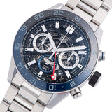 Tag Heuer Carrera Chronograph Blue Dial Silver Steel Strap Watch for Men - CBG2A1Z.BA0658