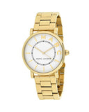 Marc Jacobs Roxy White Dial Gold Steel Strap Watch for Women - MJ3522