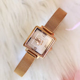 Coach Cass White Dial Rose Gold Mesh Bracelet Watch for Women - 14503698