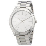 Michael Kors Slim Runway Silver Dial Silver Stainless Steel Strap Watch for Women - MK3178