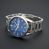 Tag Heuer Carrera Automatic 41mm Blue Dial Silver Steel Strap Watch for Men - WAR201E.BA0723