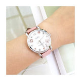 Coach Tatum White Dial Pink Leather Strap Watch For Women - 14502799