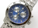 Tissot T Sport PRS 200 Chronograph Blue Dial Silver Steel Strap Watch For Men - T067.417.11.041.00