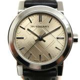 Burberry The City Beige Dial Brown Leather Strap Watch for Women - BU9208