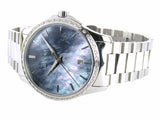 Gucci G Timeless Diamonds Mother of Pearl Blue Dial Silver Steel Strap Unisex Watch - YA126458