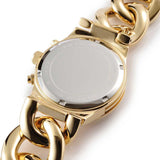 Michael Kors Runway Twist Gold Dial Gold Stainless Steel Strap Watch for Women - MK3131