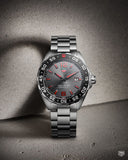 Tag Heuer Formula 1 Quartz 43mm Anthracite Dial Silver Steel Strap Watch for Men - WAZ1018.BA0842