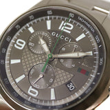 Gucci G Timeless Brown Dial Silver Steel Strap Watch For Men - YA126248