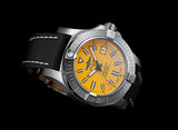 Breitling Avenger Automatic 45 Seawolf Yellow Dial Black Nylon Strap Watch for Men - A17319101I1X1