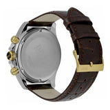 Hugo Boss Ikon White Dial Brown Leather Strap Watch for Men - 1513174