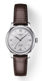 Tissot T Classic Le Locle Automatic Silver Dial Brown Leather Strap Watch For Women - T006.207.16.038.00