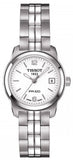 Tissot T Classic PR100 Watch Ladies White Dial Stainless Steel For Women - T049.210.11.017.00