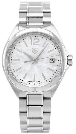 Tag Heuer Formula 1 35mm White Mother of Pearl Dial Silver Steel Strap Watch for Women - WBJ1318.BA0666