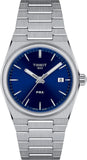 Tissot PRX Blue Dial Silver Steel Strap Watch For Women - T137.210.11.041.00