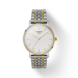 Tissot Everytime Medium White Dial Two Tone Mesh Bracelet Watch For Men - T109.410.22.031.00