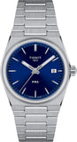 Tissot PRX Quartz Blue Dial Silver Steel Strap Watch For Men - T137.210.11.041.00