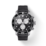 Tissot Seastar 1000 Chronograph Black Dial Black Rubber Strap Watch For Men - T120.417.17.051.00