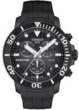 Tissot Seastar 1000 Chronograph Black Dial Black Silicone Strap Watch For Men - T120.417.37.051.02