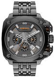 Diesel BAMF Chronograph Gray Dial Gray Steel Strap Watch For Men - DZ7344