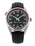 Tag Heuer Carrera Muhammad Ali Calibre 5 Black Dial Black Leather Strap Watch for Men - WAR2A11.FC6337