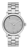 Marc Jacobs Baker Grey Dial Silver Steel Strap Watch for Women - MBM8630