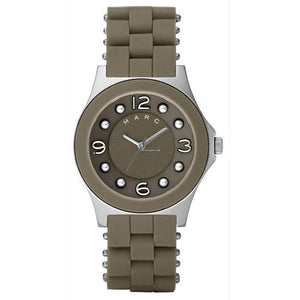 Marc Jacobs Pelly Grey Dial Grey Silicone Strap Watch for Women - MBM2539