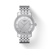 Tissot T Classic Bridgeport Silver Dial Silver Mesh Bracelet Watch For Men - T097.410.11.038.00