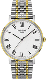 Tissot Everytime Medium White Dial Two Tone Mesh Bracelet Watch For Men - T109.410.22.033.00