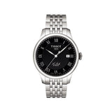 Tissot T Classic Le Locle Automatic Black Dial Silver Steel Strap Watch For Women - T41.1.483.53