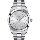 Tissot Gentleman Silver Dial Silver Steel Strap Watch For Men - T127.410.11.031.00