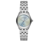 Marc Jacobs Peeker Blue Dial Silver Stainless Steel Strap Watch for Women - MBM3376